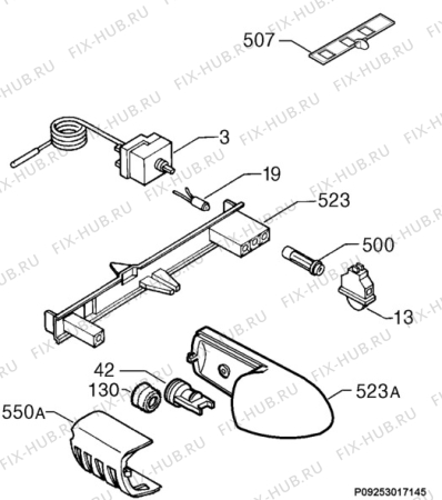 Взрыв-схема холодильника Electrolux ENB28291W - Схема узла Diffusor